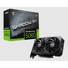 MSI Msı Geforce RTX5060 8g Shadow 2x Oc Max 8gb Gddr7 128BIT 1xhdmı 3xdp Ekran Kartı