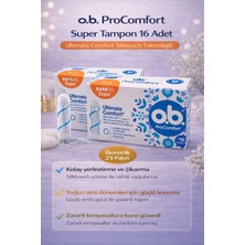 Bezos O.b. Procomfort Super Tampon 16LI 2 Paket Ultimate Comfort Silktouch Teknolojili