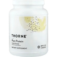 Thorne, Bitkisel Protein, Vanilya, 630 G (1,39 Lb)