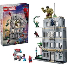 NW NessiWorld 76350 LEGO Marvel Spider-Man ve Hulkın Destansı Çarpışması 534 Parça +8 Yaş