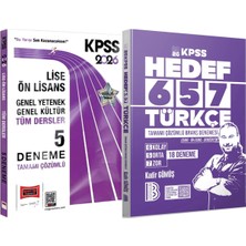 Yargı Yayınevi Hedef 657 Türkçe 18 Deneme - 2026 Kpss Lise Ön Lisans 5 Deneme