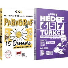 Yargı Yayınevi Hedef 657 Türkçe 18 Deneme - 2026 Papatya Serisi Paragraf 15 Deneme