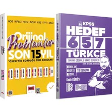 Yargı Yayınevi Hedef 657 Türkçe 18 Deneme - 2026 Orijinal Problemler Son 15 Yıl Çıkmış Sorular