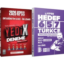 İndeks Akademi Yayıncılık Hedef 657 Türkçe 18 Deneme - 2026 Kpss Lise Ortaöğretim Ön Lisans Yedix 7 Deneme