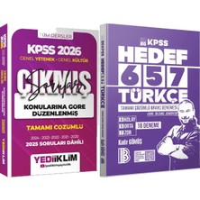 Yediiklim Yayınları Hedef 657 Türkçe 18 Deneme - 2026 Kpss Konularına Göre Çözümlü Çıkmış Sorular