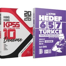 CBA Akademi Hedef 657 Türkçe 18 Deneme - 2026 Kpss 10 Deneme Fasikül Çözümlü