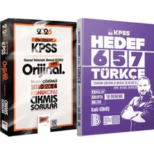 Yargı Yayınevi Hedef 657 Türkçe 18 Deneme - 2026 Kpss Ön Lisans Orijinal 2010-2024 Çıkmış Sorular