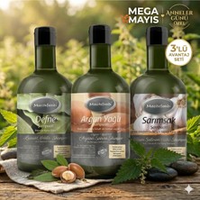 Kademgiller Saç Bakım Seti - Dökülme Karşıtı Defne Argan Sarımsak Şampuanı 3’lü Avantaj Paketi