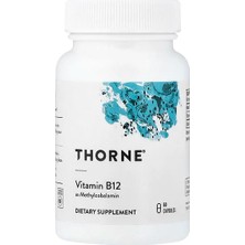 Thorne, B12 Vitamini Metilkobalamin Olarak, 60 Kapsül (Kapsül Başına 1 Mg)