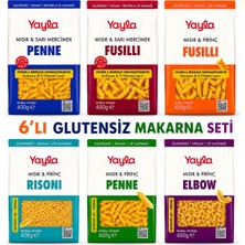 Yayla Glutensiz Makarna 6’lı Karışık Set 400G x 6 | Vegan & Lif Kaynağı