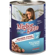 Bezos Gatto Balıklı Yetişkin Kedi Konservesi 405 gr