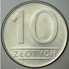 Banknoting Polonya 10 Zloty 1988 Çilaltı(-)