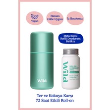Wild Antiperspirant Roll On Aqua Case & Fresh Cotton & Sea Salt Refill Ter Önleyici Deodorant 50 ml