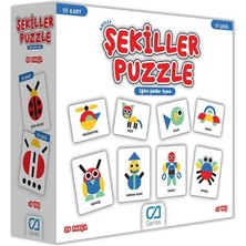 Nessi World Games Akıllı Şekiller Puzzle 55 Kart 5114