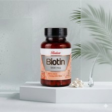 Biotin Tablet Takviye Edici Gıda 60 Tablet - 500 Mg