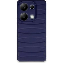 AKM Newface Xiaomi Redmi Note 13 Pro 4g Kılıf Bibercas Silikon Kapak - Lacivert
