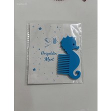 3D Tasarım Bebek Mevlüt Hediyeliği Denizatı Tarak 10’lu Set | Doğum, Hastane Çıkışı, Diş Buğdayı Hediyelik
