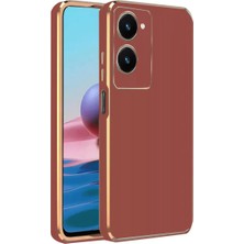 AKM Newface Vivo Y18 Kılıf Volet Silikon - Kırmızı