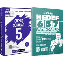 Pegem Akademi Yayıncılık Hedef 657 Vatandaşlık 18 Deneme - 2026 Kpss Ön Lisans Çıkmış Sorular 5 Yıl