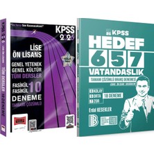 Yargı Yayınevi Hedef 657 Vatandaşlık 18 Deneme - 2026 Kpss Lise Ön Lisans Fasikül Fasikül 10 Deneme