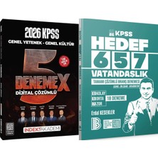 İndeks Akademi Yayıncılık Hedef 657 Vatandaşlık 18 Deneme - 2026 Kpss 5 Denemex Çözümlü