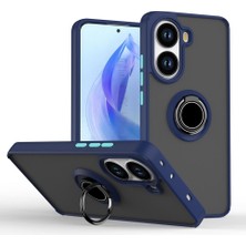 Nanospace Xiaomi Poco X7 Pro Uyumlu Kılıf Montreal Yüzüklü Standlı Araç Tutucu Özellikli