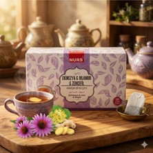 Ekinezya, Ihlamur & Zencefil Karışık Bitki Çayı - 20 Süzen Poşet