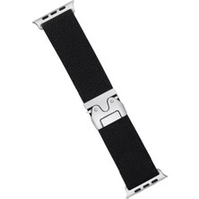 AKM Newface Apple Watch 42MM Forest Kumaş Kordon - Siyah