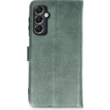 AKM Newface Samsung Galaxy M34 5g Kılıf Trend S Plus Kapaklı Kılıf - Yeşil