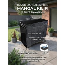 Padilon Mangal Kılıfı  Büyük Mangalar Için Mangal Örtüsü 75X160X105 cm