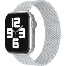 AKM Newface Apple Watch 38MM Ayarlı Solo Silikon Kordon - Beyaz