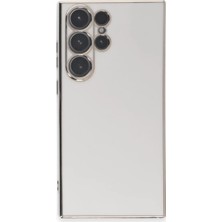 AKM Newface Samsung Galaxy S23 Ultra Kılıf Volet Silikon - Beyaz