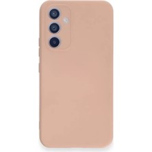 AKM Newface Samsung Galaxy A54 5g Kılıf Nano Içi Kadife Silikon - Pudra