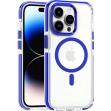 AKM Joko Apple iPhone 15 Pro Max Bella Magsafe Kapak - Mavi