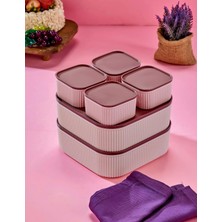 Organix Home 6'lı Saklama Kabı Seti Capicino 4X325 ml 1x 2400 ml