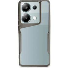 AKM Newface Xiaomi Redmi Note 13 Pro 4g Kılıf Boyi Silikon Kapak - Titan Gri
