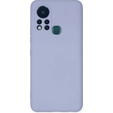 AKM Newface Infinix Hot 11S Kılıf Nano Içi Kadife Silikon - Lila