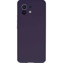 AKM Newface Xiaomi Mi 11 Kılıf Nano Içi Kadife Silikon - Mor