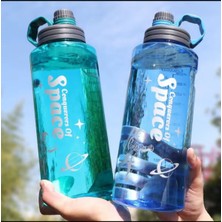 Goril Vitamin 3 Litre Motivasyonel Spor Matarası – Taşıma Kulplu Büyük Hacimli Su Şişesi (3000 Ml)