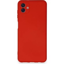 AKM Newface Samsung Galaxy A04 Kılıf Nano Içi Kadife Silikon - Kırmızı