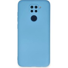 AKM Newface Xiaomi Redmi Note 9 Kılıf Nano Içi Kadife Silikon - Mavi