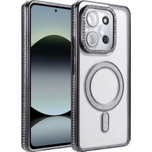 AKM Newface Xiaomi Redmi 15C 4g Joke Simli Magneticsafe Kılıf - Siyah