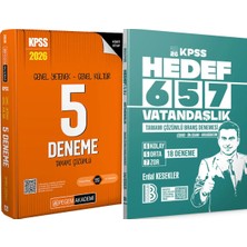 Pegem Akademi Yayıncılık Hedef 657 Vatandaşlık 18 Deneme - Kpss Genel Yetenek Genel Kültür 5 Deneme