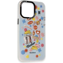 AKM Newface Apple iPhone 13 Pro Kılıf Estoril Desenli Kapak - Estoril - 16