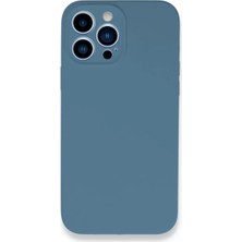 AKM Newface Apple iPhone 13 Pro Max Kılıf Lansman Legant Silikon - Açık Mavi