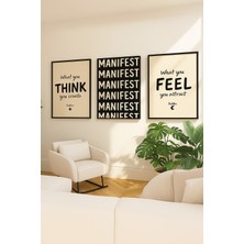 Nt Handmade Çerçeveli Uv Baskı Manifest Duvar Tablosu – Modern & Şık Duvar Dekoru