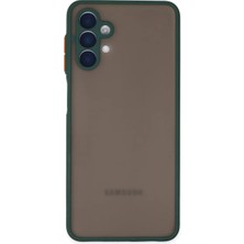 AKM Newface Samsung Galaxy A04S Kılıf Montreal Silikon Kapak - Yeşil