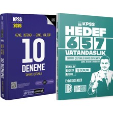 Pegem Akademi Yayıncılık Hedef 657 Vatandaşlık 18 Deneme - Kpss Genel Yetenek Genel Kültür 10 Deneme
