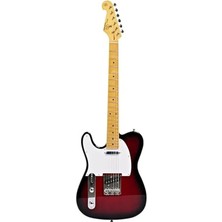 Larskas 2-Tone Sunburst Elektro Gitar, Şık Görünüm ve Güçlü Ses