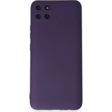 AKM Newface Realme C11 Kılıf Nano Içi Kadife Silikon - Mor